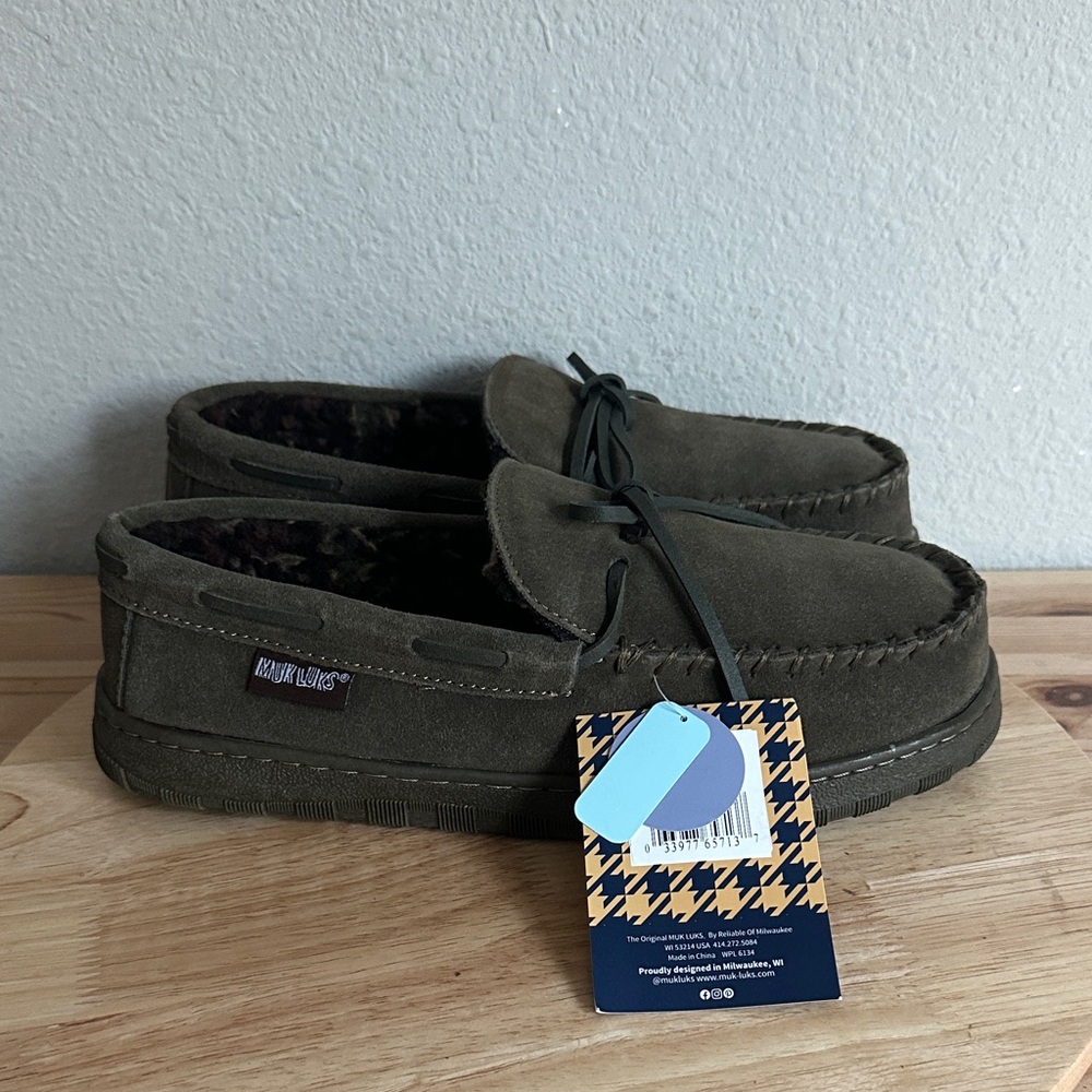 Muk Luks Mens Moccasin Slippers